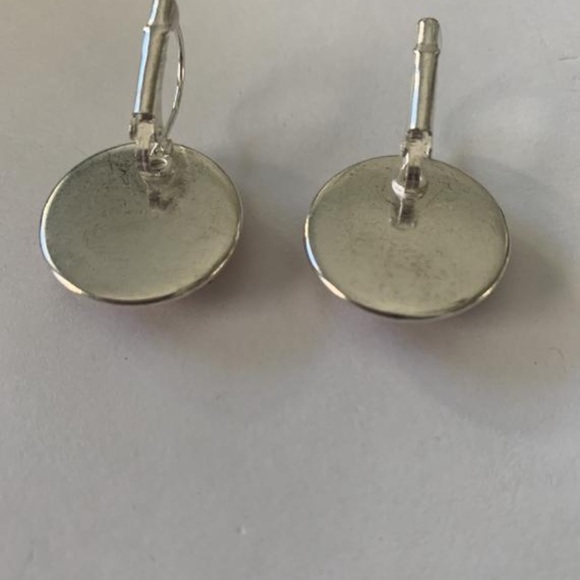 Pink peony earrings - Picture 6 of 6